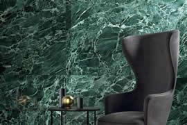 Carrelage imitation marbre - Vert des Alpes